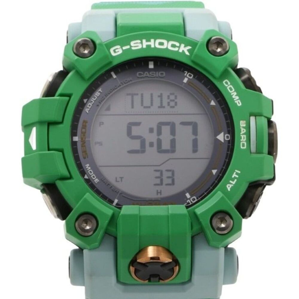 CASIO G-SHOCK EARTHWATCH MASTER OF G - LAND MUDMAN GW-9500KJ-3JR Green Resin ...